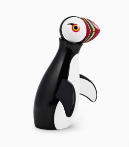 عروسک چوبی پنگوئن